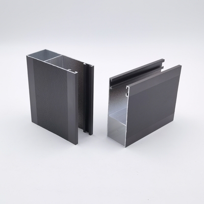 6063 profils T5 en aluminium pour la porte de volet de rouleau de voie de guide