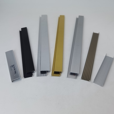 Les profils en aluminium polissant la tuile affilante décorative équilibrent la couleur populaire d'argent et d'or
