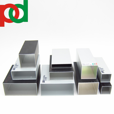 6063 T5 Tubes en aluminium Tubes creux rectangulaires en aluminium carrés en aluminium