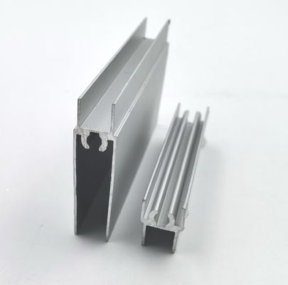 Profil en aluminium de garde-robe de la finition T6 T7 T8 de moulin pour la porte coulissante