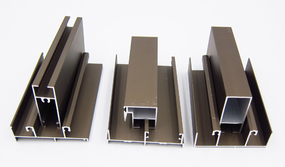 Profils en aluminium anodisés en bronze argentés du Chili Bolivie extrusion de 20 séries