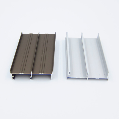 Matt Silver Anodized Aluminium Profiles extrusion en aluminium de 20 séries