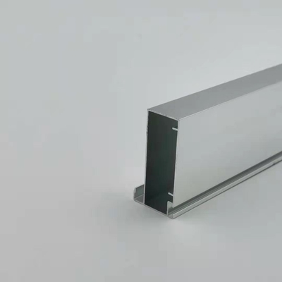 Épaisseur en aluminium anodisée rectangulaire argentée brillante du profil 1.2mm de cuisine