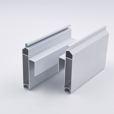 6063-T5 a adapté des profils aux besoins du client de lamelle et de voie de porte de volet de roulement d'alliage d'aluminium pour le garage