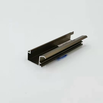 Les profils de fenêtre de tissu pour rideaux de l'alliage d'aluminium 6063 saupoudrent les extrusions en aluminium enduites