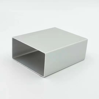 tube Matt Anodized Aluminum Profile argenté du profil 40X80 d'extrusions de 0.9mm Alu