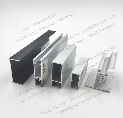 la porte en aluminium anodisée par 0.15mm profile 6063 séries d'humeur de T5