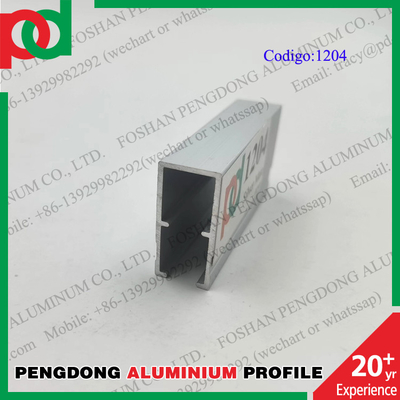 la porte en aluminium anodisée par 0.15mm profile 6063 séries d'humeur de T5