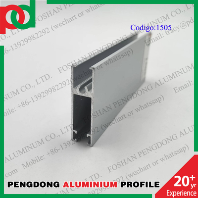la porte en aluminium anodisée par 0.15mm profile 6063 séries d'humeur de T5