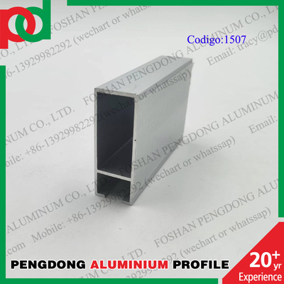 la porte en aluminium anodisée par 0.15mm profile 6063 séries d'humeur de T5