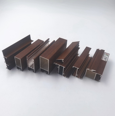 0.15mm T5 gâchent les profils en aluminium de finition du bois pour les séries L20 L25 L32 L5000 de la Bolivie