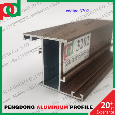 0.15mm T5 gâchent les profils en aluminium de finition du bois pour les séries L20 L25 L32 L5000 de la Bolivie