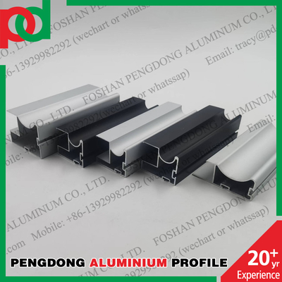 Profils en aluminium anodisés de la couleur 6063 pour les portes coulissantes de garde-robe