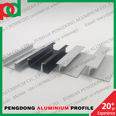 Profils en aluminium anodisés de la couleur 6063 pour les portes coulissantes de garde-robe