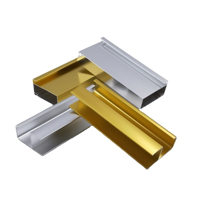 De haute qualité adaptés aux besoins du client saupoudrent le profil en aluminium de polissage enduit de buffet