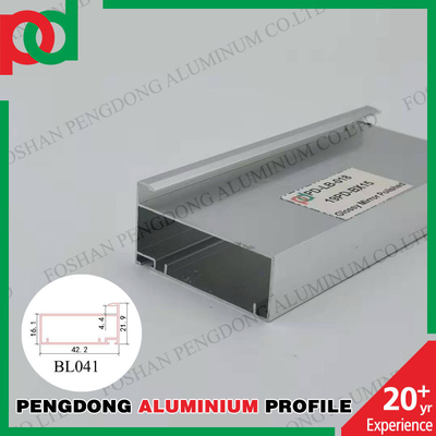Profils en aluminium de buffet de Glossy Silver Polishing de fabricant professionnel