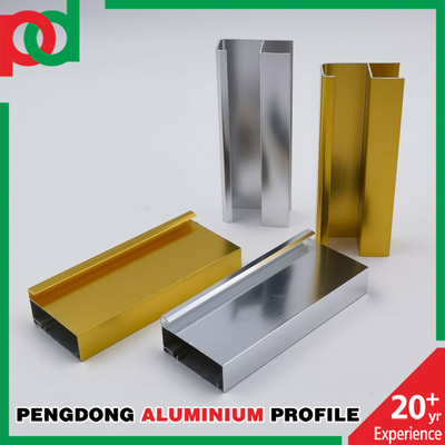 Profil en aluminium de polissage de buffet de High Glossy Silver de fabricant de Foshan
