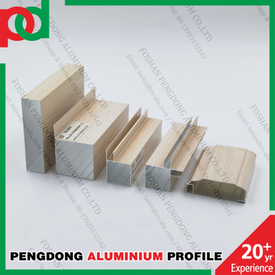 Profil en aluminium de polissage de buffet de High Glossy Silver de fabricant de Foshan