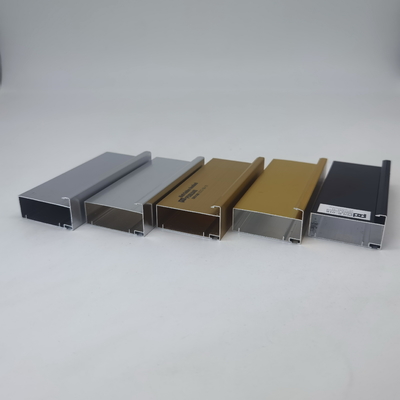 Utilisation populaire dans les profils en aluminium de buffets de la Libye brillants ou l'argent anodisé et l'or et noir enduits