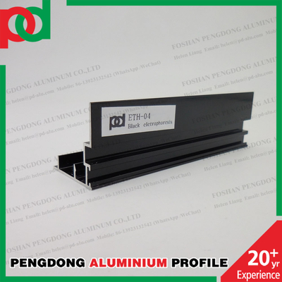 Éthiopie profil de fenêtre coulissante en aluminium pour le capuchon coulissant X-ternal interne