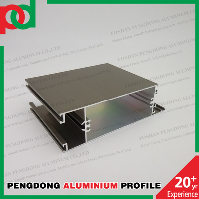Éthiopie profil de fenêtre coulissante en aluminium pour le capuchon coulissant X-ternal interne