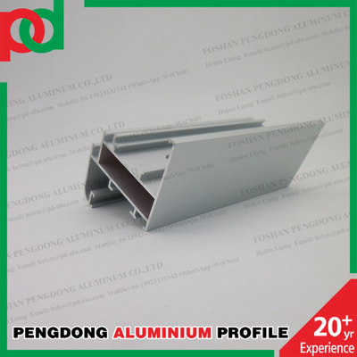 Profiles en aluminium Extrusion Casement Porte-fenêtre Tube carré Anodisant sur mesure Champagne Pour le marché éthiopien