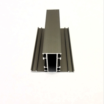 Profiles en aluminium Extrusion Casement Porte-fenêtre Tube carré Anodisant sur mesure Champagne Pour le marché éthiopien