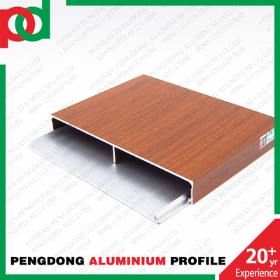 Profil d'aluminium pour portes en Uruguay Mexique Température T5 Variété de couleurs de bois