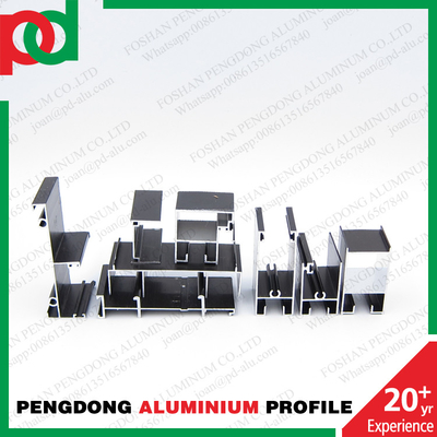 Profiles d'aluminium anodisé pour l'extrusion de fenêtres et de portes