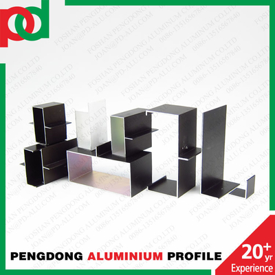 Profiles d'aluminium anodisé pour l'extrusion de fenêtres et de portes