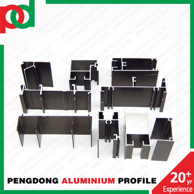 Profiles de pliage en aluminium pour fenêtre et porte Profil à l'Amérique centrale