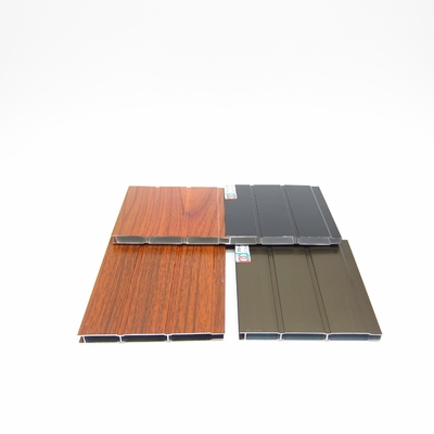 Profil d'aluminium pour portes en Uruguay Mexique Température T5 Variété de couleurs de bois