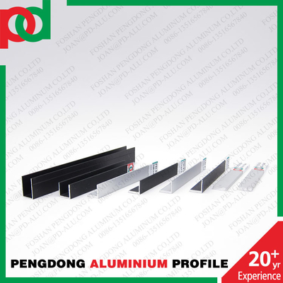 Profiles en aluminium à rainure U pour fenêtres, portes et meubles