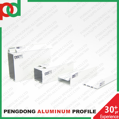 Profiles anodisés noirs en aluminium pour fenêtres et portes série 35