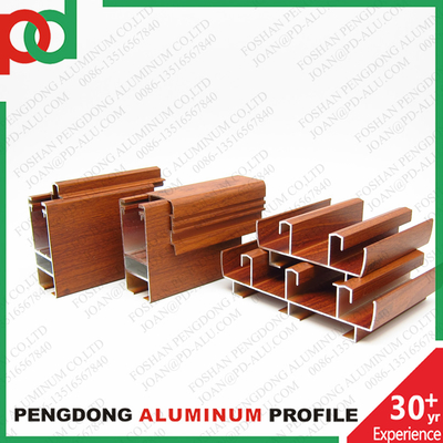 Profiles anodisés noirs en aluminium pour fenêtres et portes série 35