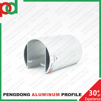 6M Longueur Plata Mate Noir Couleur bois Profils de poignée en aluminium avec finition anodisée en bronze et différentes tailles