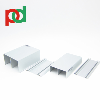 5.8M Longueur Profiles en aluminium de couleur grain de bois pour meubles coulissants de placards fabriqués par des professionnels