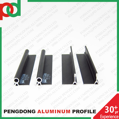 5.8M Longueur Profiles en aluminium de couleur grain de bois pour meubles coulissants de placards fabriqués par des professionnels