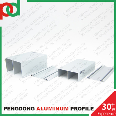 Profilés en aluminium anodisé noir mat 6063 T5 de 6M de long pour cadre de porte coulissante pour armoire et garde-robe à grain de bois