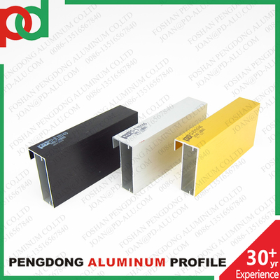 Technologie d'extrusion personnalisable Fabrication de profilés en aluminium pour porte en verre armoire de cuisine armoire MDF mélamine