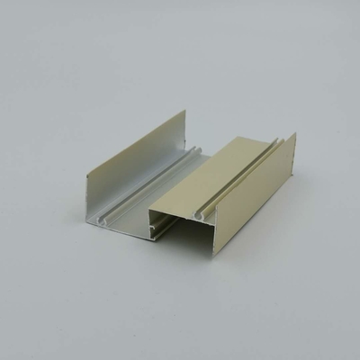 Soncap 6063 profils en aluminium de fenêtre de glissement saupoudrent enduit