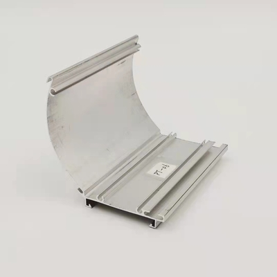 Anodisé 6063 profils en aluminium Rod Spring Tube Bottom de voie de rideau