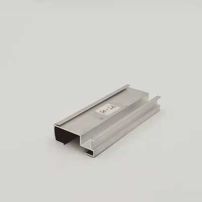 Anodisé 6063 profils en aluminium Rod Spring Tube Bottom de voie de rideau