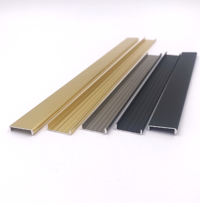 16.3mm U forment l'équilibre 6063 T5 en aluminium profilent la bordure décorative de tuile