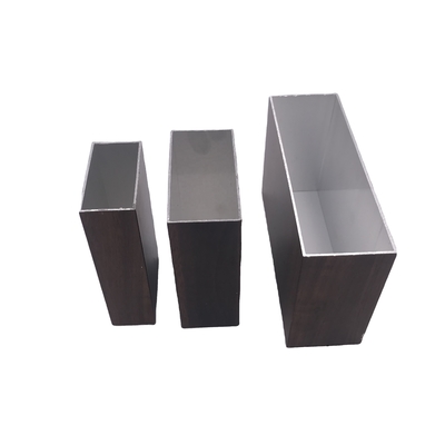 L'aluminium en bois rectangulaire de finition profile le profil en aluminium de l'extrusion 4040
