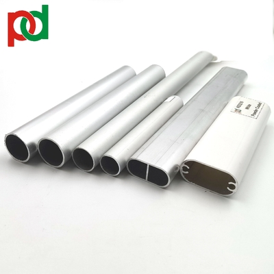 Tubes en aluminium de rond et d'ellipse d'extrusions de rail de cintre de garde-robe