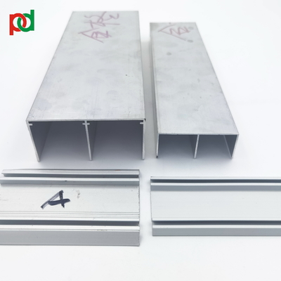 Profil en aluminium coulissant de garde-robe de RoHs MSDS pour le rail de voie de garde-robe