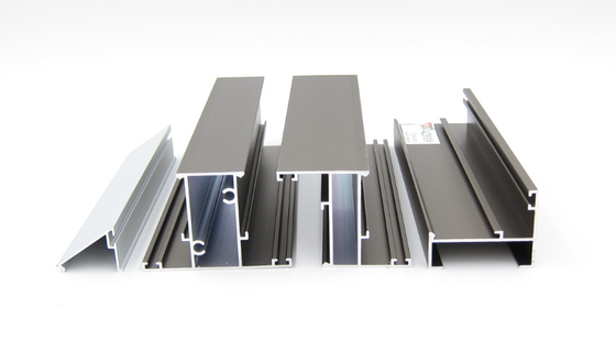 La fenêtre de tissu pour rideaux de 6000 séries profile les extrusions carrées en aluminium