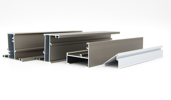 Linea 42 la fenêtre en aluminium du tissu pour rideaux 6063 T6 profile argenté anodisée