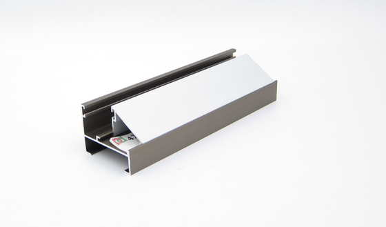 Linea 42 la fenêtre en aluminium du tissu pour rideaux 6063 T6 profile argenté anodisée